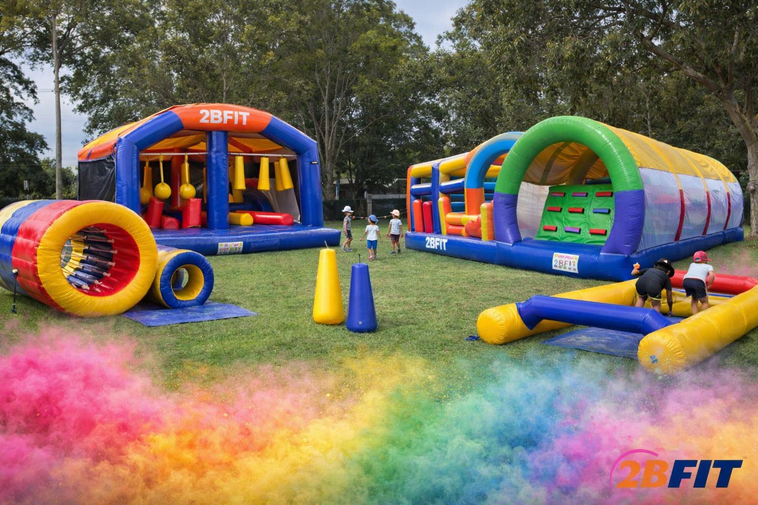 Inflatable Colour Fun Day
